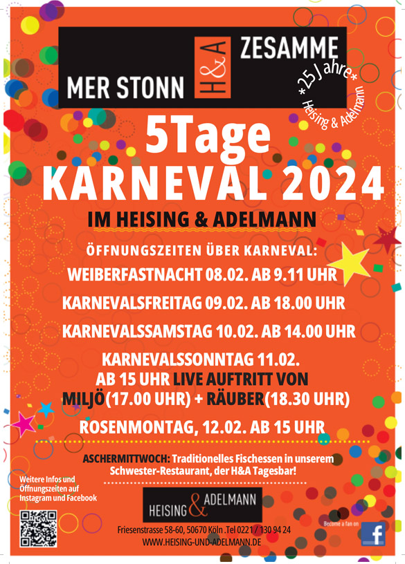 Heising Und Adelmann Tagesbar | Dinner, BBQ und Partys im Heising ...